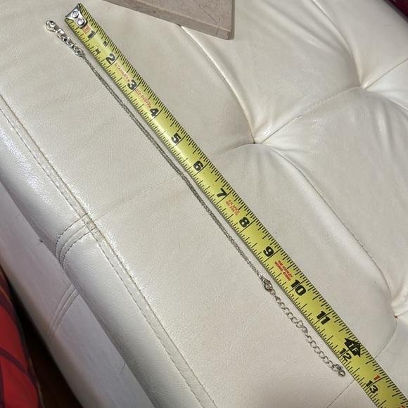 Like New 5 Stone Journey Pendant-Silver Toned-With Box - Picture 16 of 16